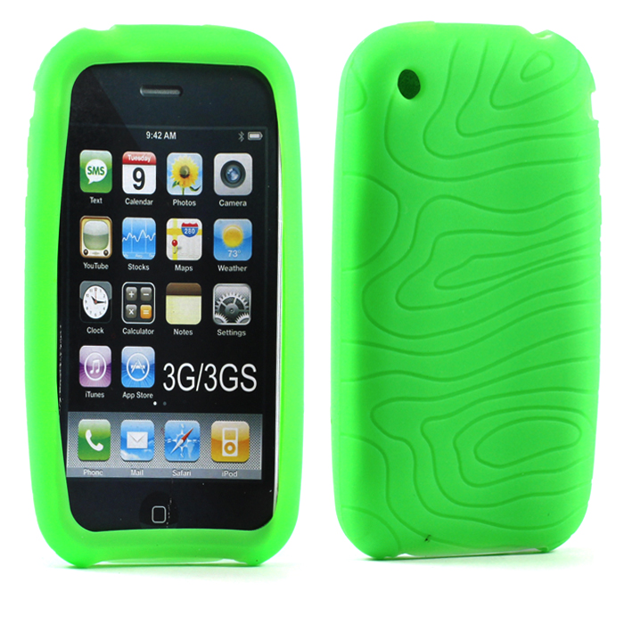 Wholesale iPhone 3GS Silicone Case Green